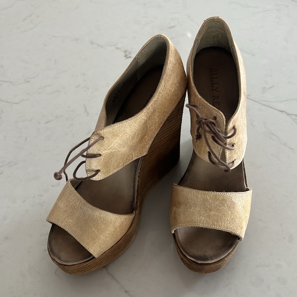 Billy Reid platform sandals EUC size 8 - Picture 3 of 6